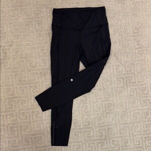 Lulu lemon Black High-Waisted Leggings